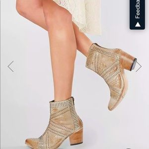 Freebird by Steven studded leather bootie — very gentle used condition